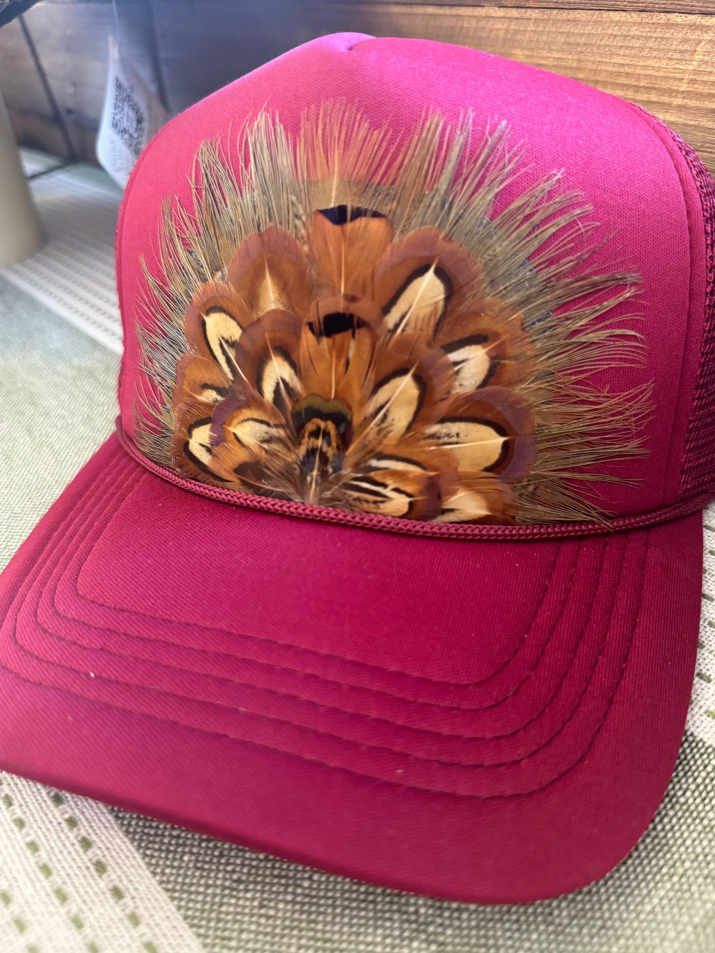 Wild Horse Feather Trucker