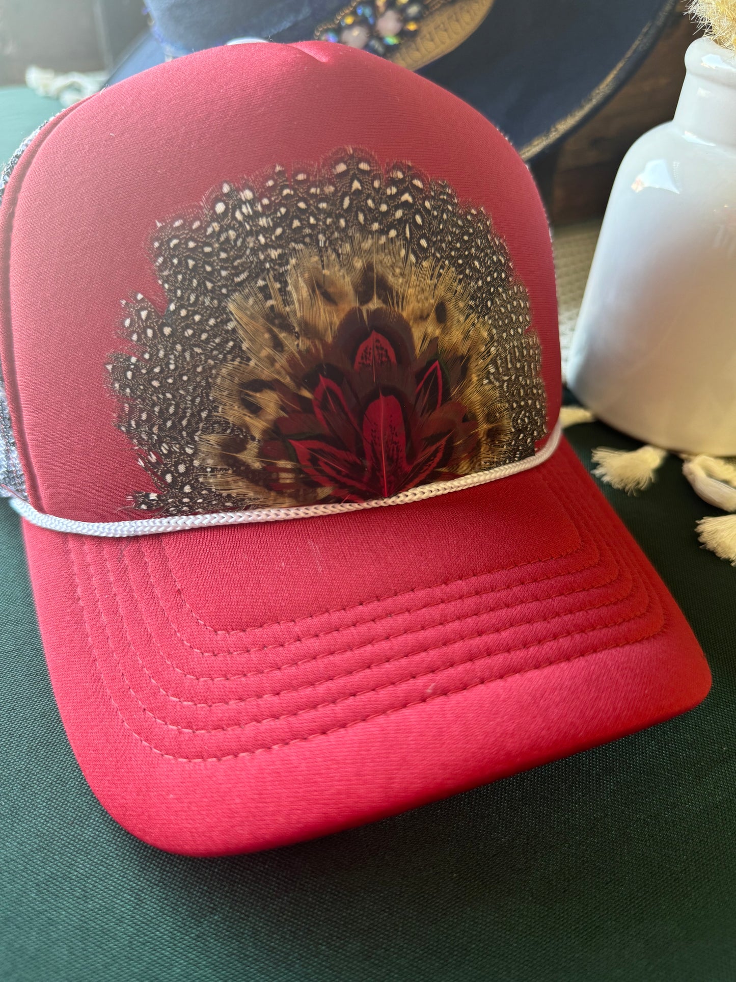 Wild Horse Feather Trucker