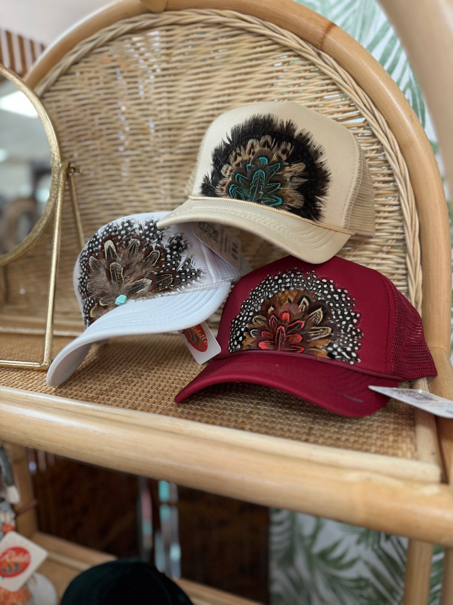 Wild Horse Feather Trucker