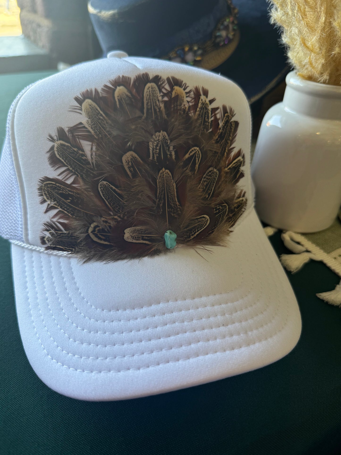 Wild Horse Feather Trucker