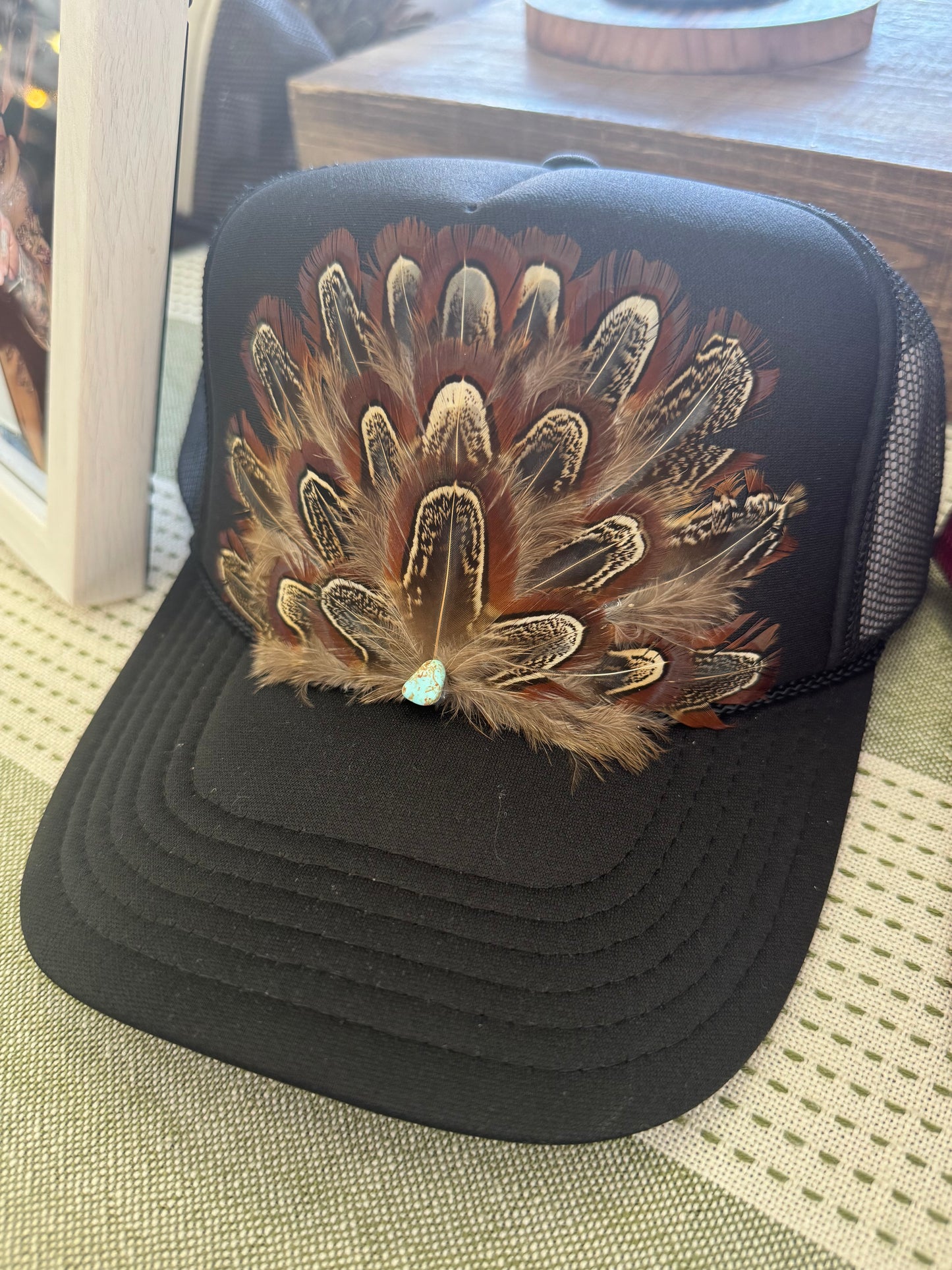 Wild Horse Feather Trucker