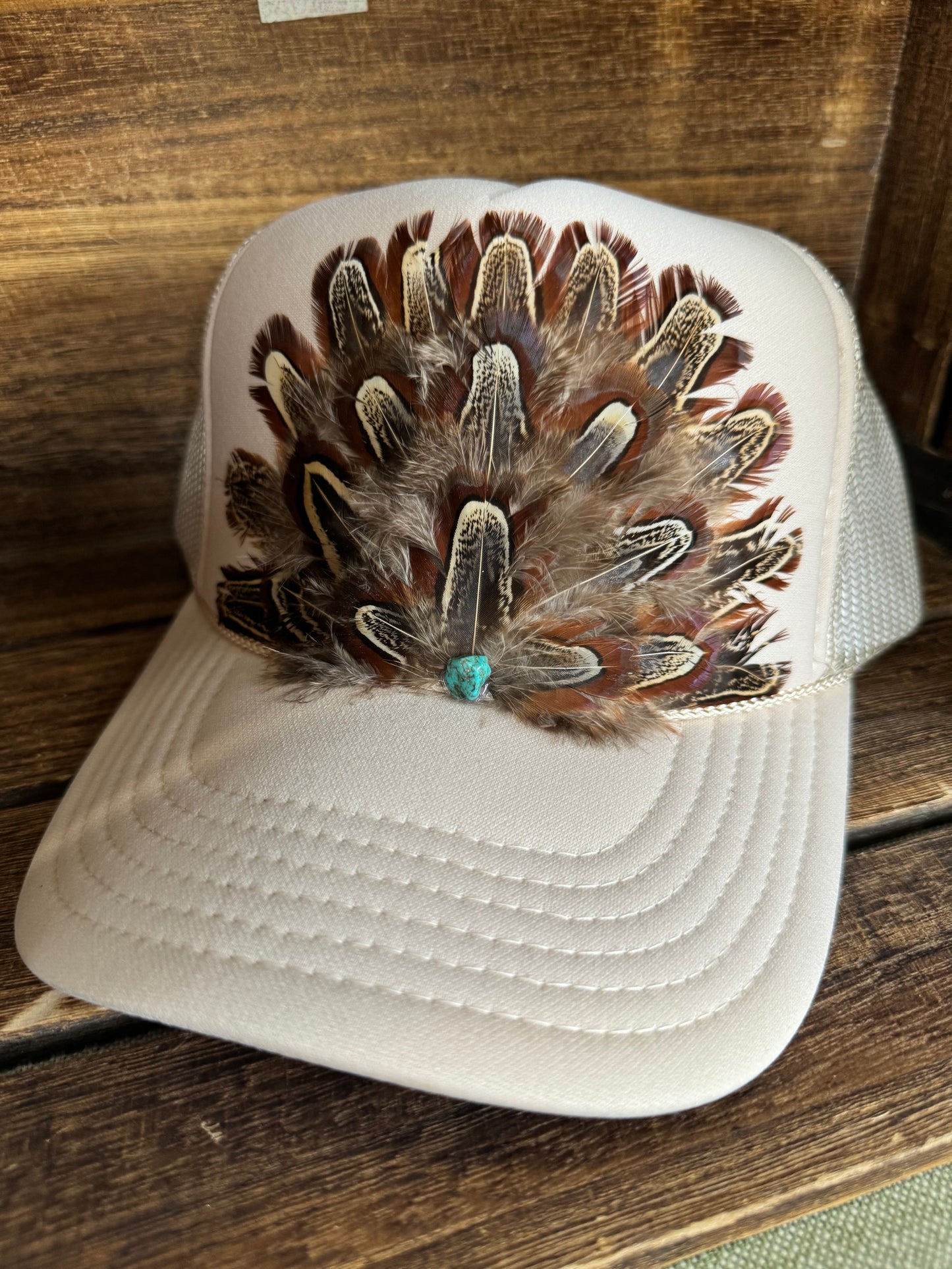 Wild Horse Feather Trucker