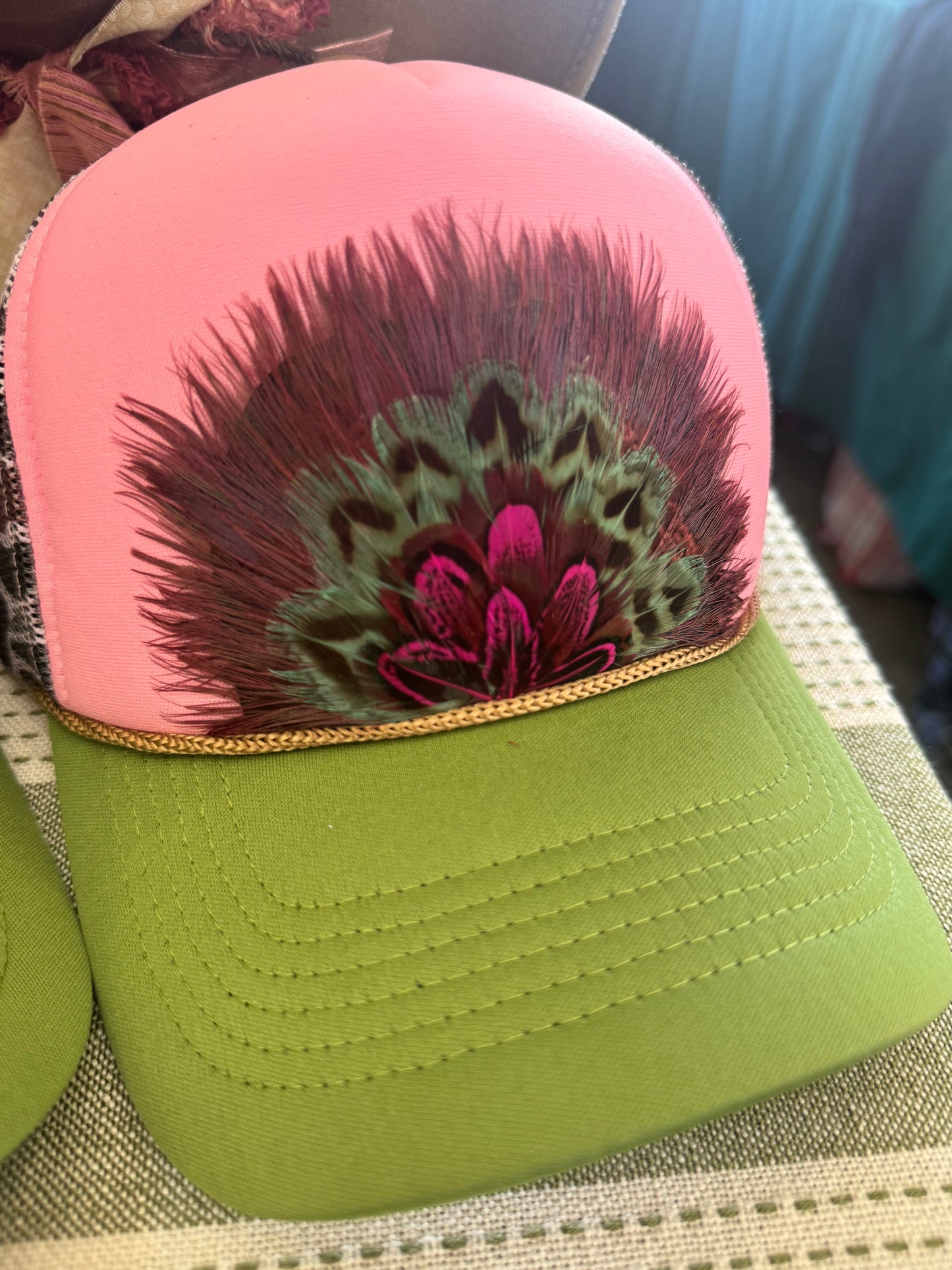 Wild Horse Feather Trucker