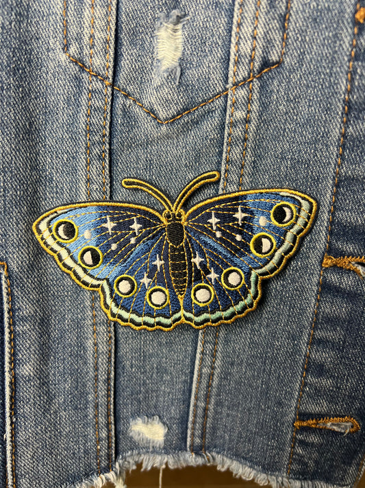 Blue Moons Butterfly Patch