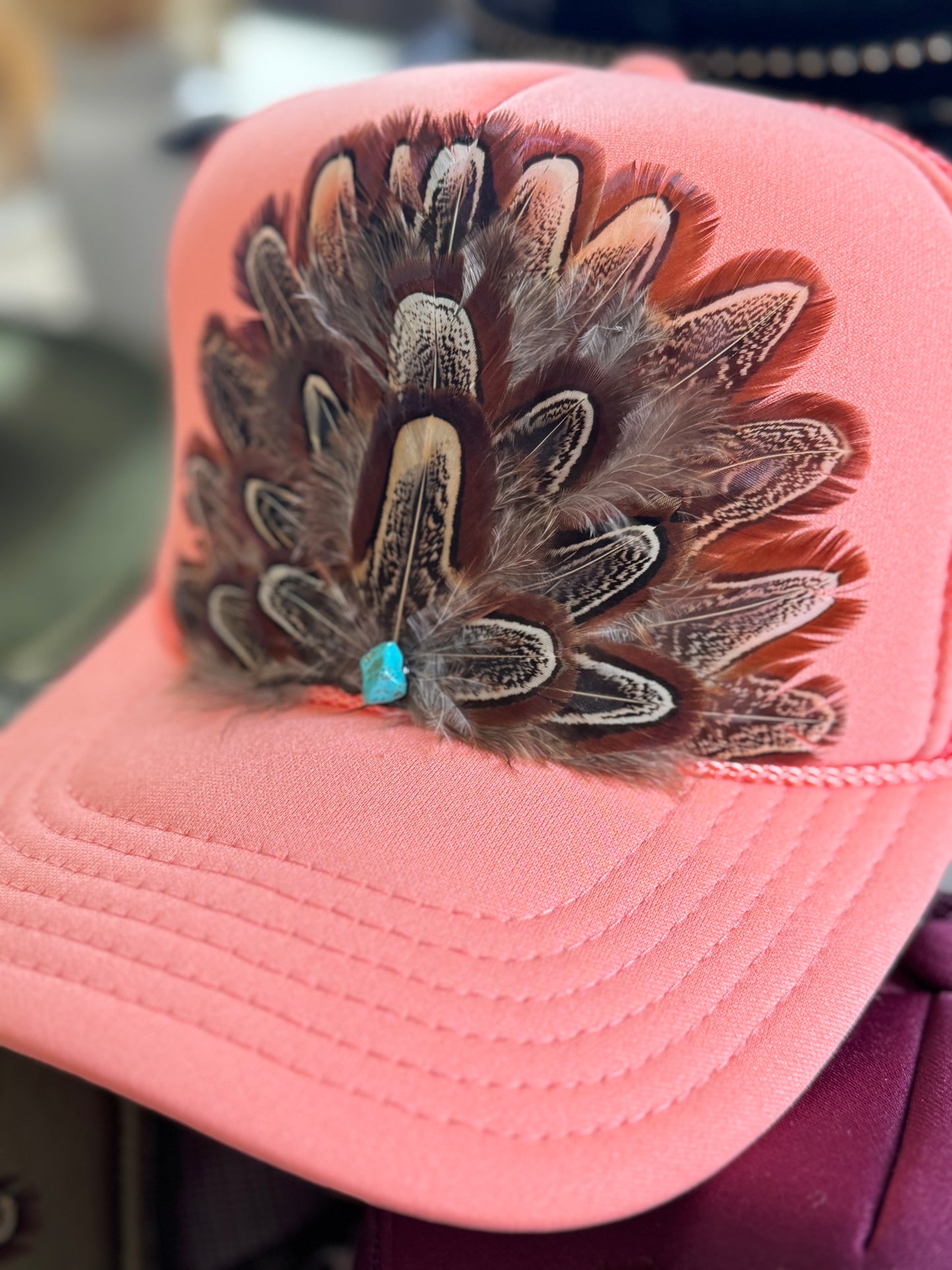 Wild Horse Feather Trucker