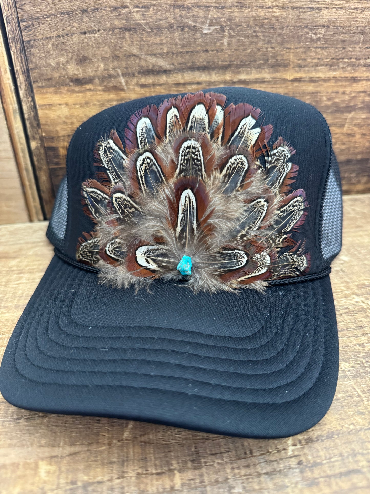 Wild Horse Feather Trucker