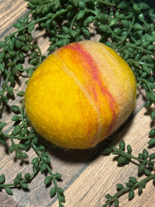 Oval Felted Soap (Juicy Orange)