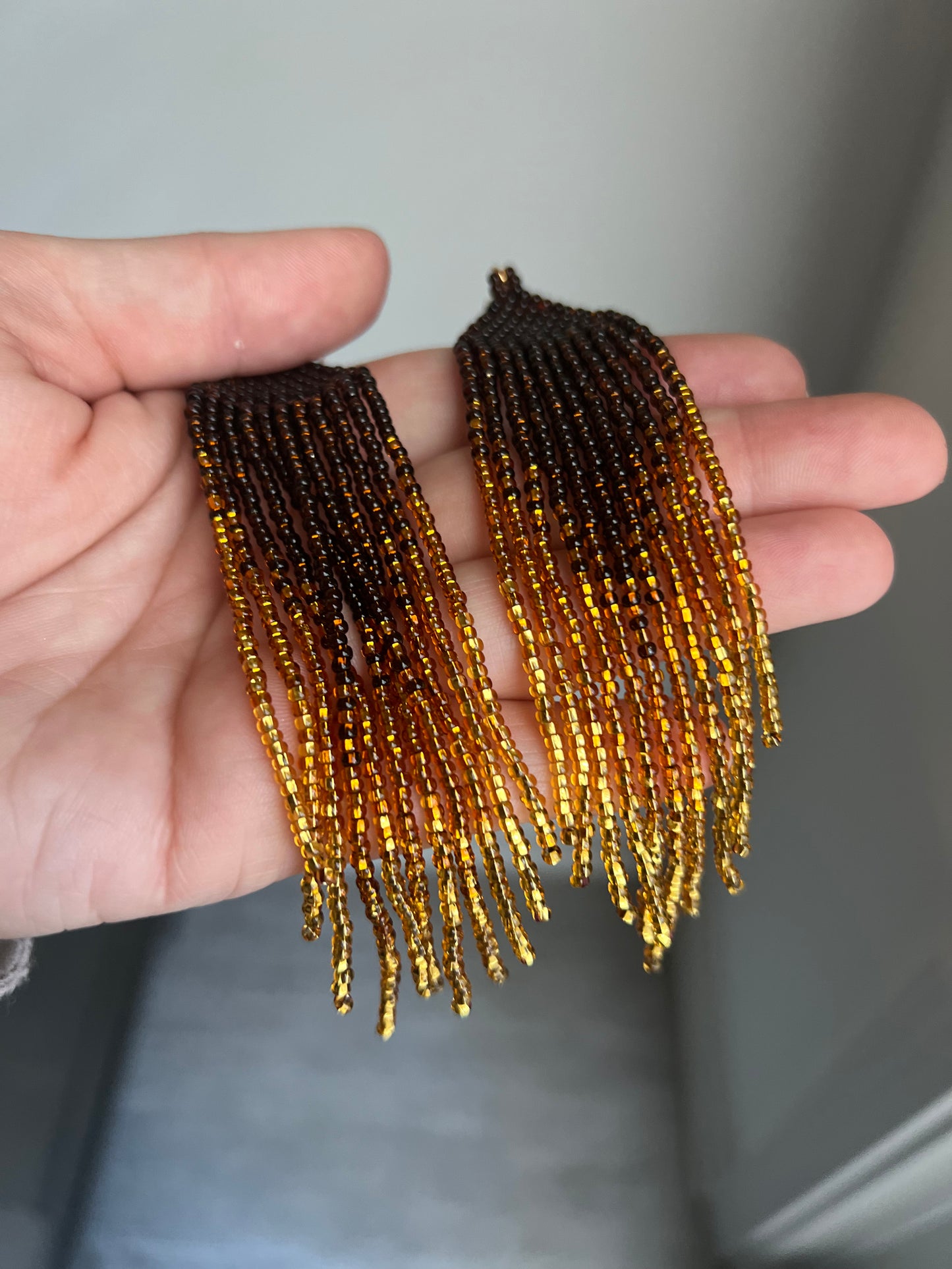 The Golden Age Seed Bead Earrings